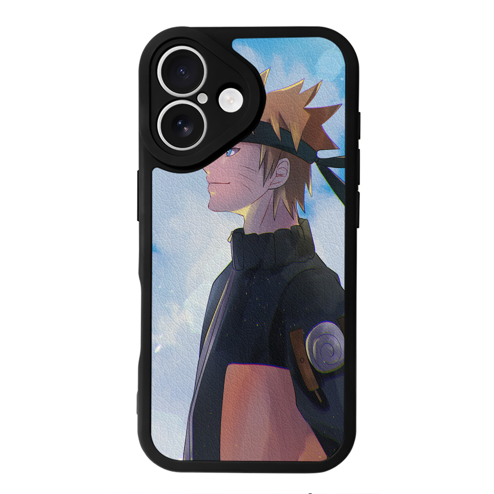 （画像用） NARUTO -ナルト- NARUTO -ナルト- 疾風伝 【iPhone 16シリーズ対応】シリコンスマホケース（レザー調） 材質：シリコン